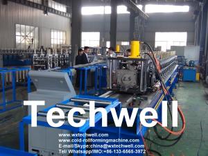 Quality Chain Transmission Pallet Rack Roll Forming Machine 15m/Min With Hydraulic Decoiler for sale