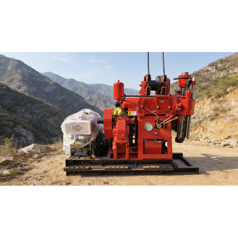 GK200 Drilling Rig With Multi-stage Variable Speed For Water Well Drilling