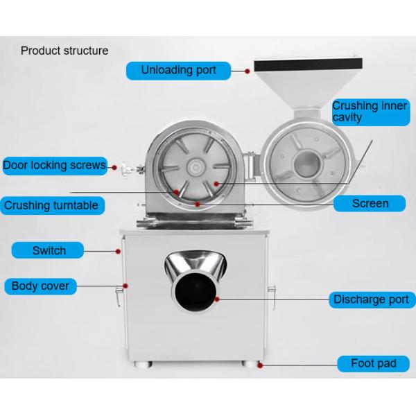 120mesh Universal Crushing Equipment Corn Crusher Machine Herb Crusher For Feed