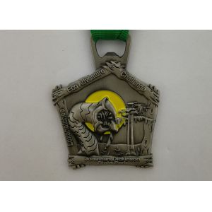 Buy cheap Durable Custom Sports Medallions , Promotional Awards Ribbon Running Race Medals from wholesalers