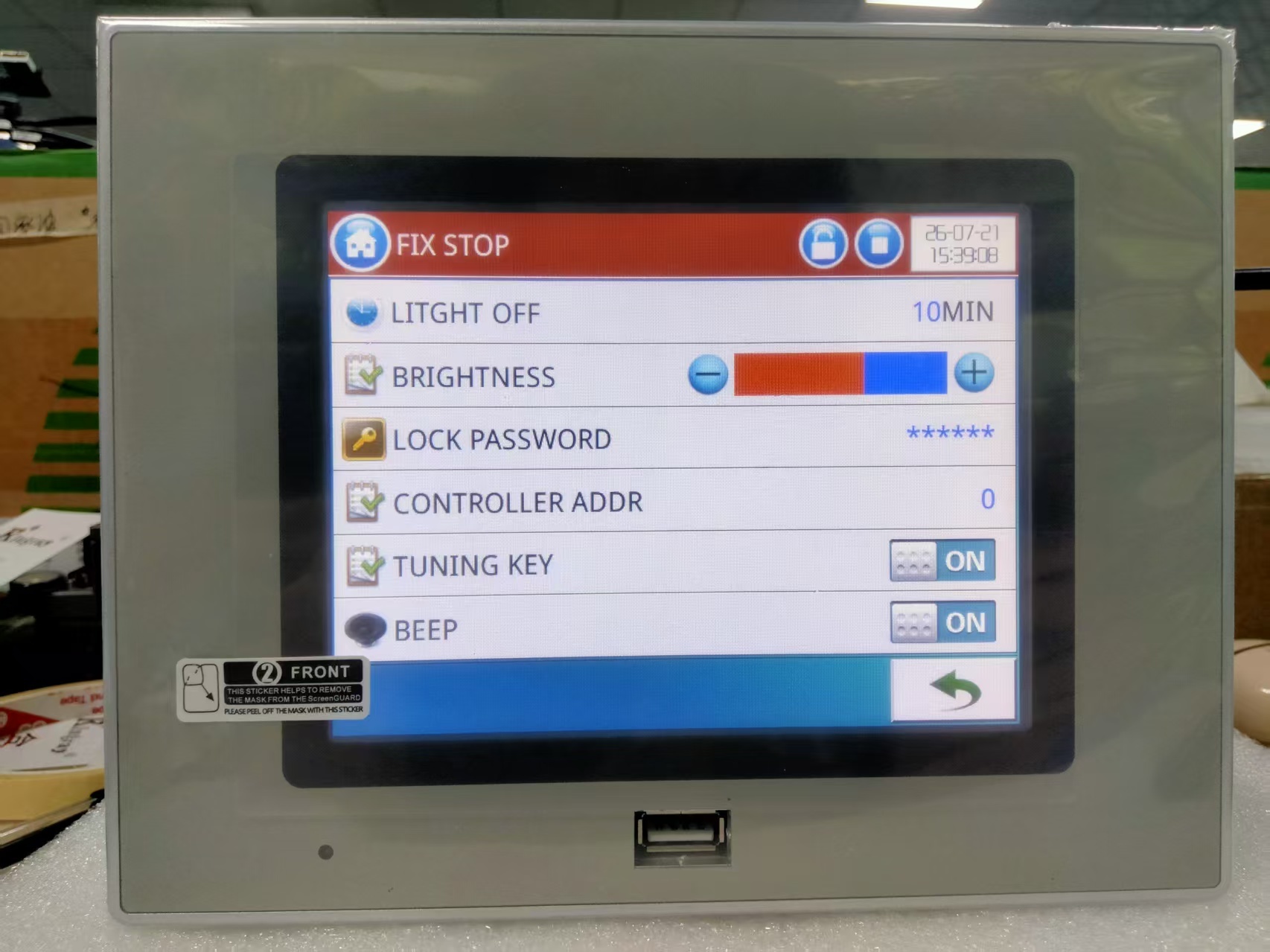 TEMI880 5.7-inch TFT Touch Screen Programmable Temperature Humidity Controller with ±0.2℃ Accuracy and 120 Program Groups for Environmental Test