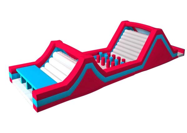 Buy Combo Bouncy Obstacle Course For Recreation / Competition Tarpaulin Material at wholesale prices