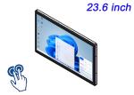 23.6-Inch Windows Touch Embedded Display for Medical Diagnostics, CNC Machines,