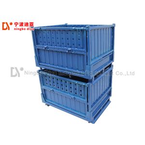 Quality Foldable Stacking Rack System , Adjustable Stackable Wire Mesh Cage for sale