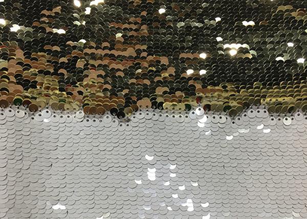Buy Double Sided Glitter Sequin Fabric Environmental Friendly Sublimation at wholesale prices