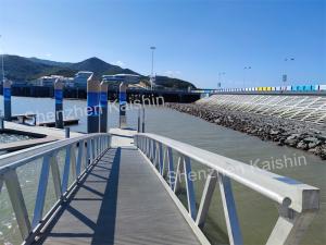 Quality Marine Aluminum Floating Dock Float Pontoon Marina Float Dock Gangway for sale