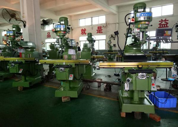 Buy ISO30 / R8 Spindle Turret Milling Machine With 0.005mm Tolerance Automated at wholesale prices