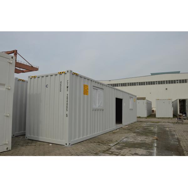 Swimming Pool Ready Made Shipping Container Homes 40 Feet Steel Structure Frame