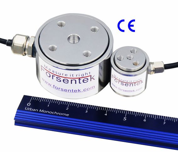 Flange to Flange Load Cell 500kg Press Force Sensor 5kN Thrust Force Measurement