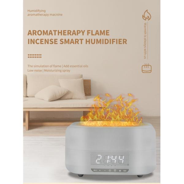 HOMEFISH 400ml Bluetooth Alarm Clock Aroma Diffuser Ultrasonic Smart Humidifier DC 24V