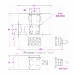 3-Axis Load Cell 100kg 50kg 30kg 20kg 10kg 5kg Tri-axial Loadcell Force Sensor