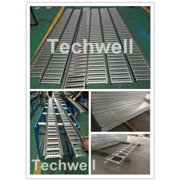 15 KW Tray Cable Cold Roll Forming Machine With 18 Stations Forming Roller Stand