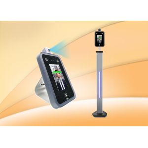 CE Touch Screen Dynamic Temperature Detection Touchless Face Attendance System