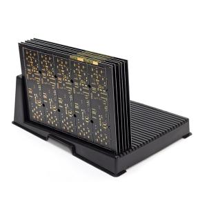 Quality Minimizing Storage Space ESD PCB Racks / ESD PCB Holder L Type Slot Width 5mm for sale
