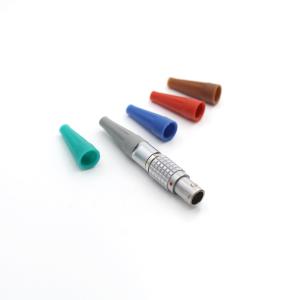 China 1B 8 Pin Low Voltage Circular Push Pull Connectors 5A IP50 With Colorful Sleeve on sale