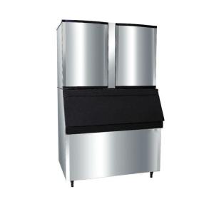 China Big Output Cube Ice Making Machine With Ce Cerification Commercial Fast Ice Making on sale