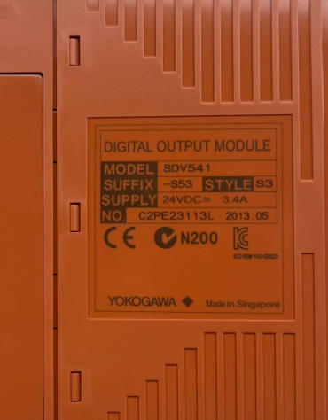 Yokogawa SDV541-S53 16-Channel Digital Output Module with 24 VDC Module Isolation for Redundant Control Architectures