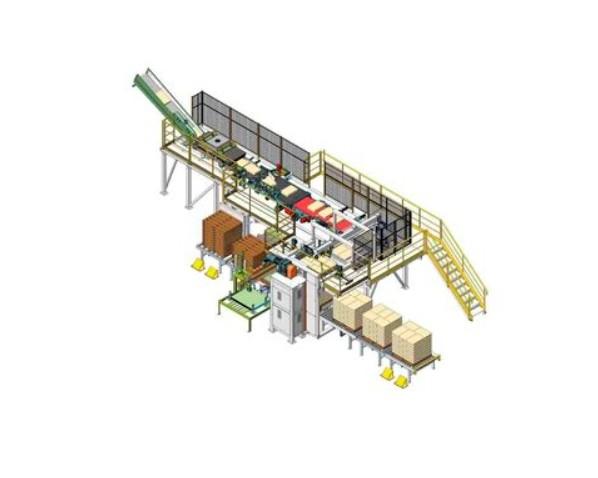 Buy Electric Packaging And Palletizing Line Automated Palletizing And Depalletizing Machine at wholesale prices