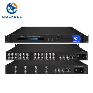 Quality MPEG 2 H 264 AV To IP Encoder , 8 In 1 Digital Analog Video Encoder COL5181E for sale