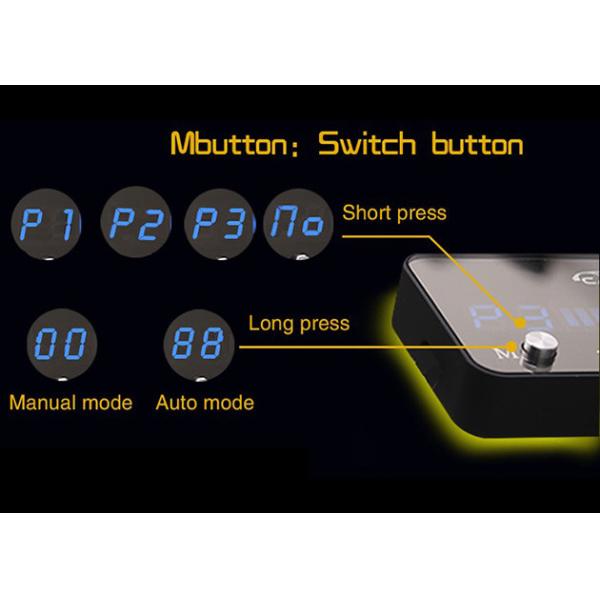 7 MODE Car Throttle Controller Metal Panel Throttle Accelerator Control
