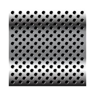 Quality Stainless Steel Flat Perforated Metal Mesh Punched Metal Sheets Brush Surface for sale