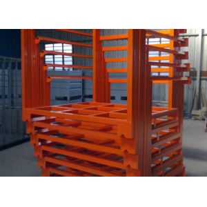 Durable Collapsible Pallet Portable Stacking Racks , 1000kg-2000kg