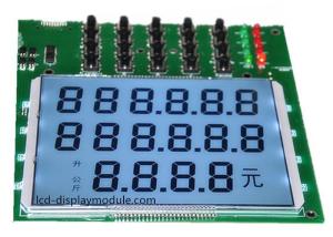 Quality Positive Transmissive LCD Display , PIN Connector HTN Monochrome LCD Panel for sale