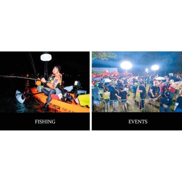 1000W Portable Balloon Lights Mobile Tower For Road Construction