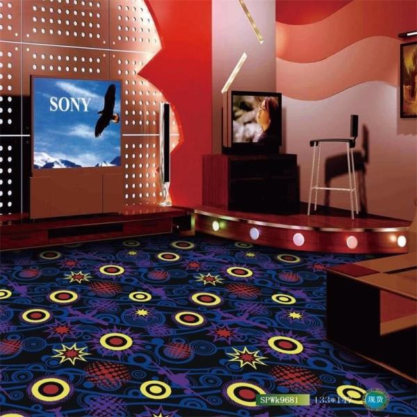 High Density Commercial Grade Carpet Tiles Stars And Moon Design