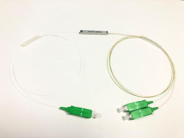Buy G657A1 1x2 PLC Splitter Bare Fiber With SC/APC Connector at wholesale prices