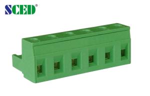 Quality Pitch 7.62mm Plug in Terminal Block Single Level 300V 18A 2P - 16P for sale