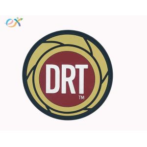 Quality Custom Waterproof Clothing Pvc Velcro Patches Label 2D Embossed Soft Rubber for sale