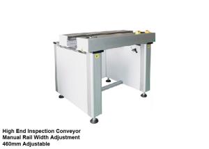 China Max 100VA Visual Inspection Conveyor Modular Design With Manual Rail Width Adjustment on sale