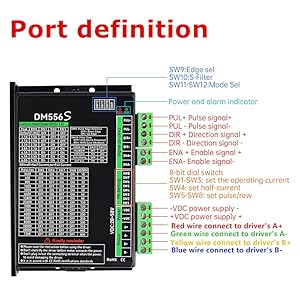 Dual Shaft CNC Controller Kit MACH3 Nema23 Stepper Motor USB 4 Axis 112mm