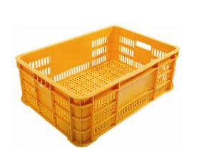 Quality PP Material Stackable Euro Plastic Containers Perforated Style for sale