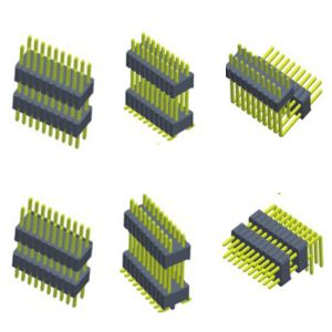 1.27*2.54mm Board Spacer Dual Row Straight SMT