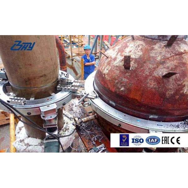Portable Pipe Cutting And Beveling Machine Stable Operation for heavy thick wall
