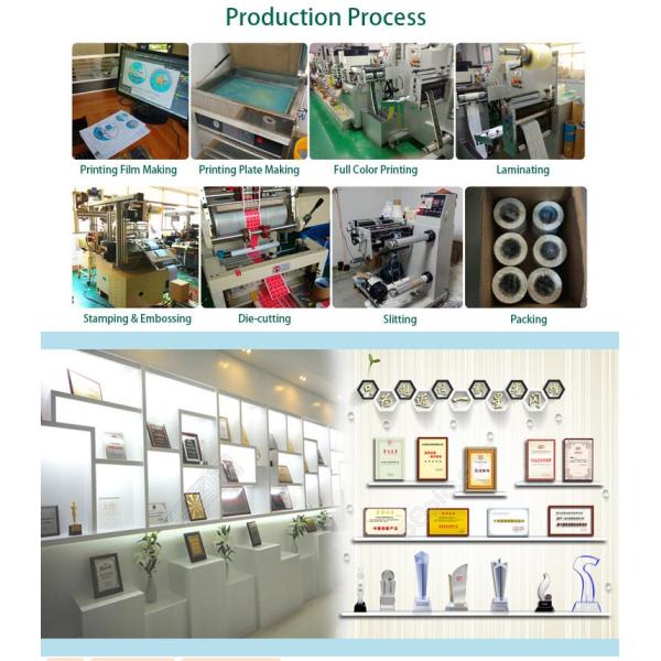 Anti Counterfeiting 2D Tamper Evident Security Labels , Tamper Proof Hologram Stickers