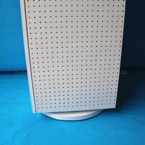 540mm Length 1440mm Height Rotating Display Rack , Rotating Pegboard Display