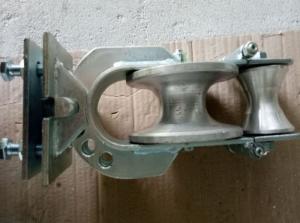 Quality 20 KN Transmission Line Stringing Tools Aluminum Sheave Stringing Block SHCS for sale