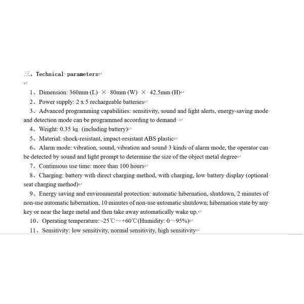 Xld-s28 Ultra sensitive handheld metal detector