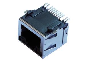 China TM-5JSMT8811ET2L1-C8 Tab Up SMT RJ45 Connector With LEDs LPJES101XAGNL on sale