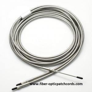 China Y shape 1×2 SMA905 Stainless Steel Laser Optical Network Cable Acrylate Coating on sale