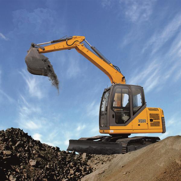 Buy XE80 Excavator 60kw Earthmoving Machinery With Efficient Low Consumption at wholesale prices