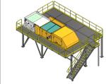 Customizable Steel Structure Platform For Mining Projects Galvanized