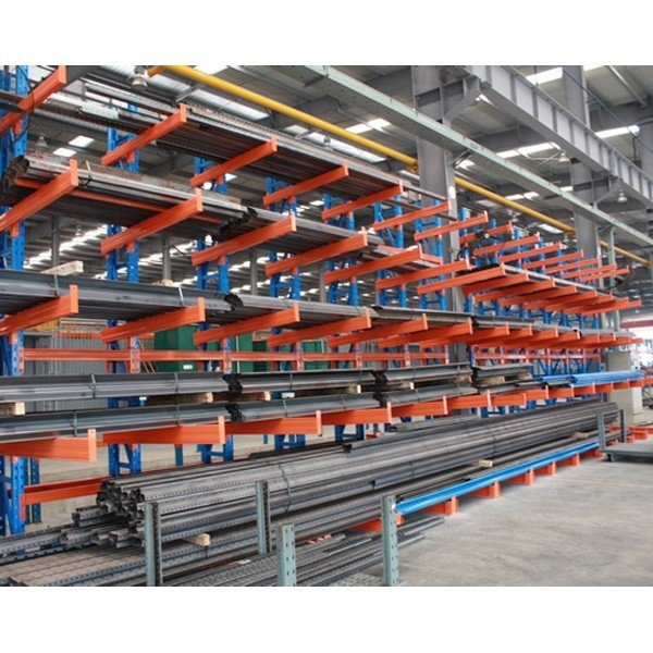 Q235 Double Sided Cantilever Rack , Cantilever Pipe Storage Racks 2000KG Capacity