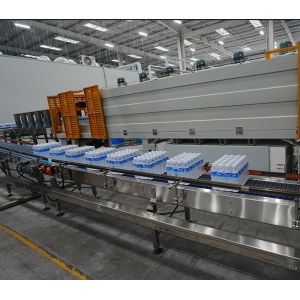 Customized Model Industrial Shrink Wrapping Machine For Bottled Water