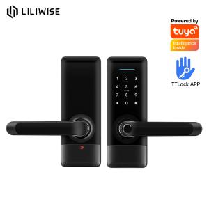 China Custom Wifi Smart Digital Door Lock Card Code Fingerprint on sale