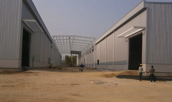 Steel Frame Construction Prefabricated Workshop Metal Building