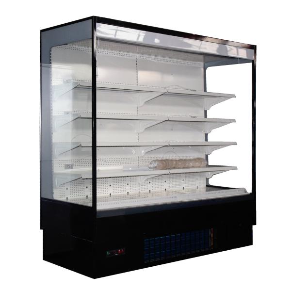 Quality Fruit Vegetable Open Display Refrigerator With Adjustable Shelves for sale